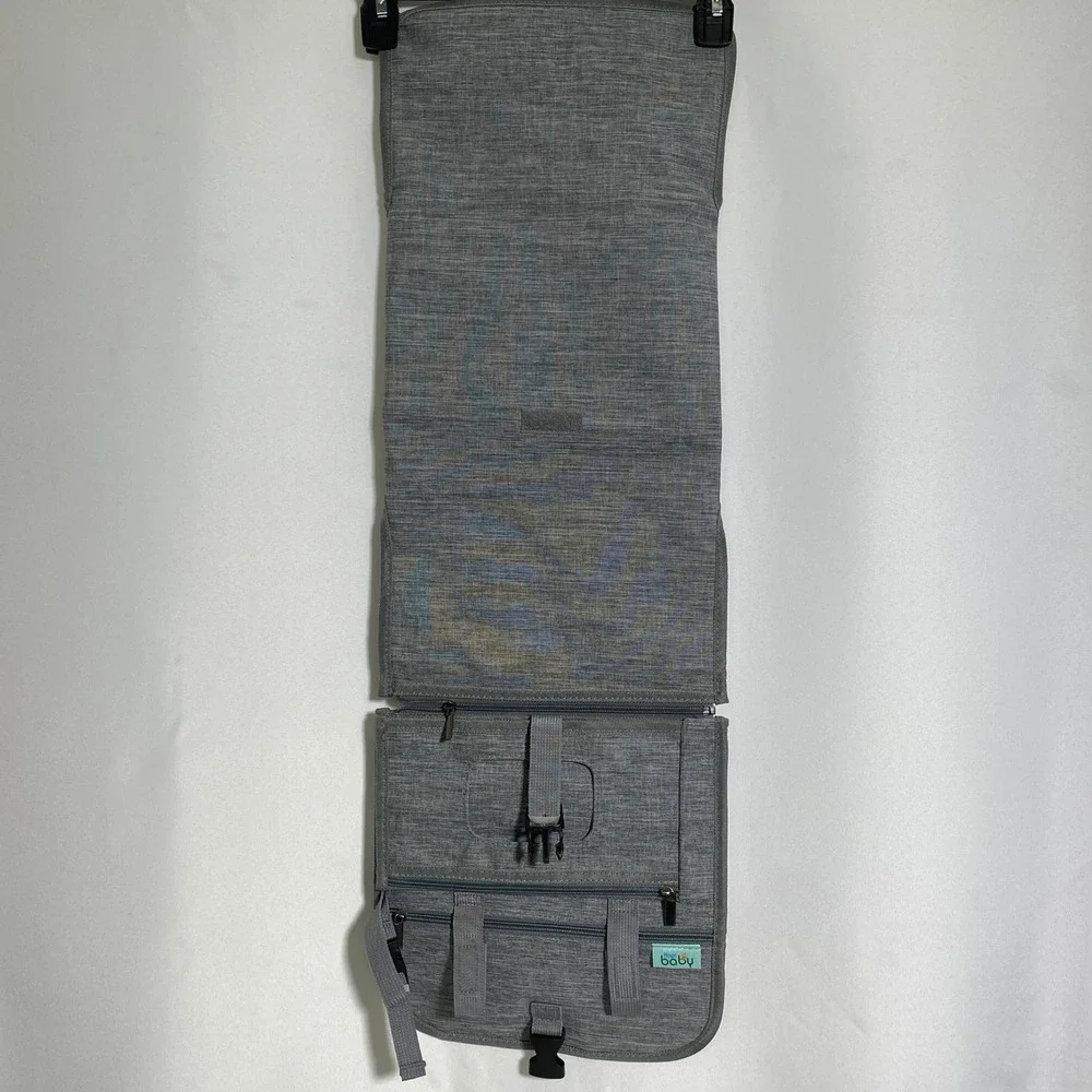 Kopi Baby Portable Diaper Changing Pad Gray Padded Foldable Travel Mat